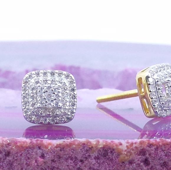 925 Bi-Color Square - Picture 4 of 9